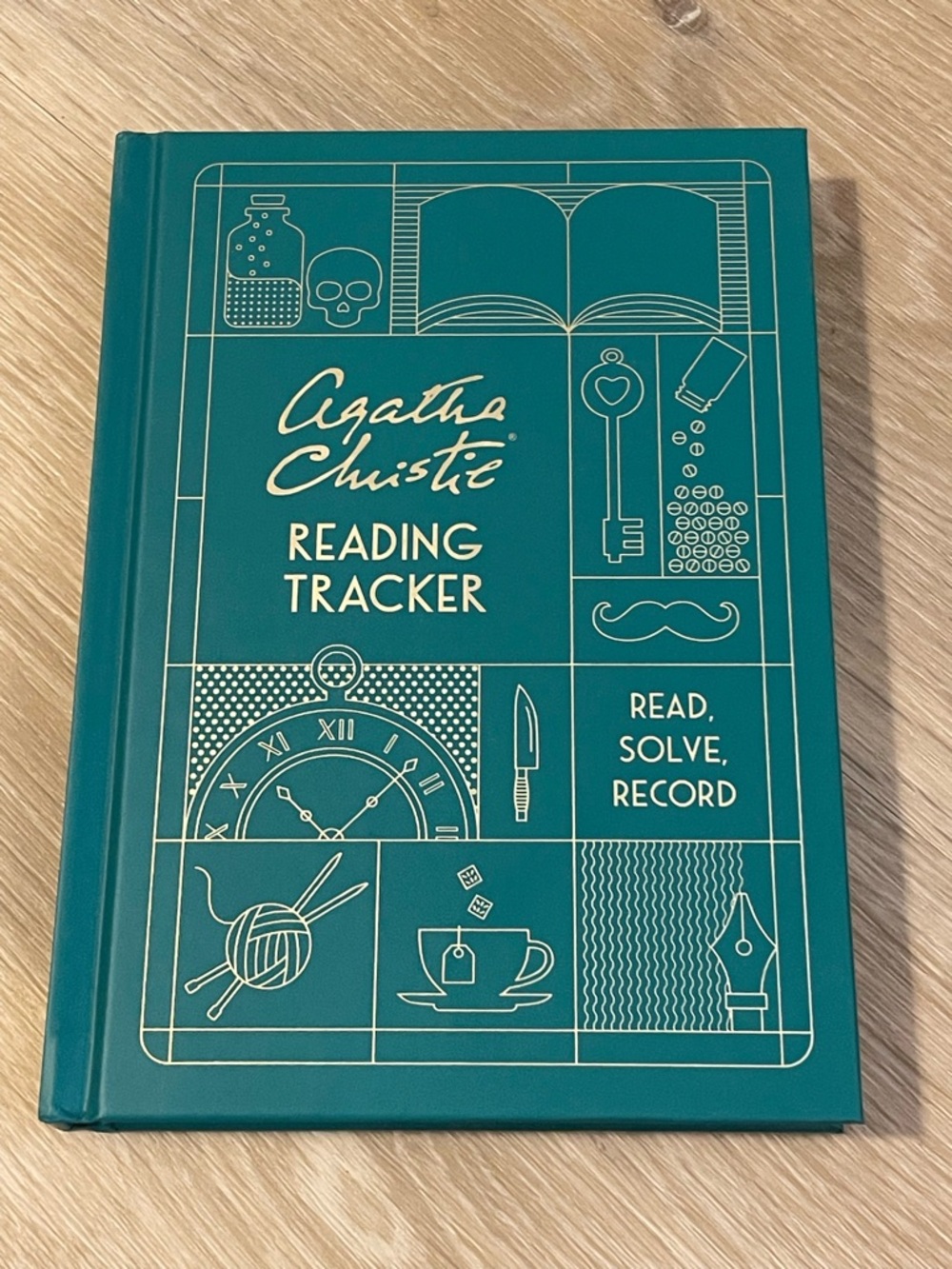 Agatha Christie Reading Tracker Hardcover Journal